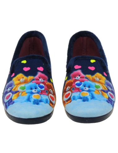 Calzados Romero. Zapatilla de Casa para Niña Osos Amorosos Hecha en España Invierno Confortable Antideslizante 3148.