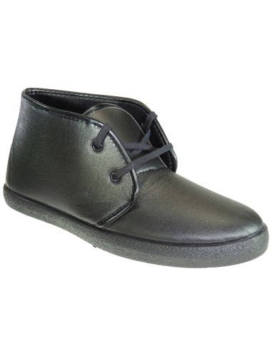 Calzados Romero. Zapatilla Bota Corta Hombre Semibota Sintética Piso Goma y Cordones Confortable 1808.