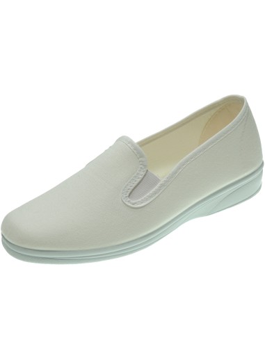 Calzados Romero. Zapatilla Lona Llana para Mujer