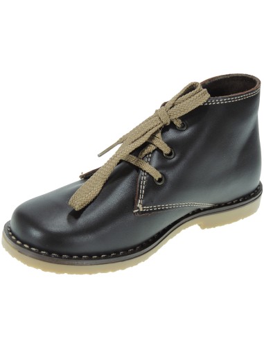 Calzados Romero. 1780 ANGELITOS Bota Safari Piel con Cordones marca Angelitos para Niños