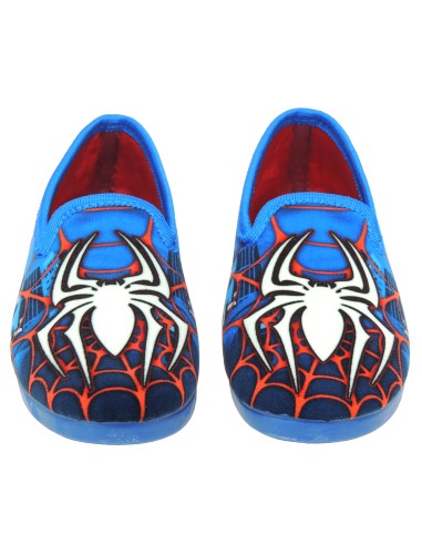 Calzados Romero. Zapatillas Spiderman Cerradas de Casa para Niño.