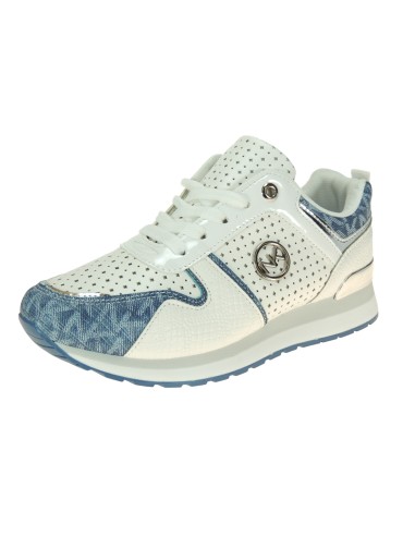 Calzados Romero. 0079 Zapatilla Sneaker Deportiva Plataforma de Tendencia para Mujer.