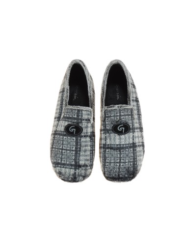 Calzados Romero. GARZON. Zapatilla Confortable de Casa para Hombre Paño de Invierno Aterciopelado.