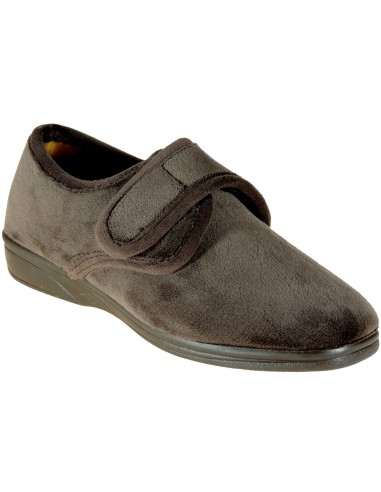 Calzados Romero. Zapatilla Cerrada con Cierre de Autoadhesivo para Mujer Cuña de 2.5CM 0412.