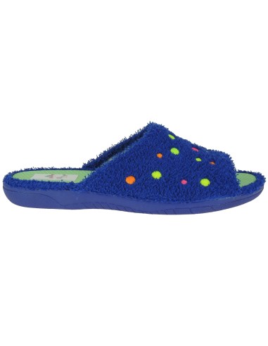 Calzados Romero. Chinela de Casa para Mujer en Rizo Planta acolchada Piso Antideslizante 0182.