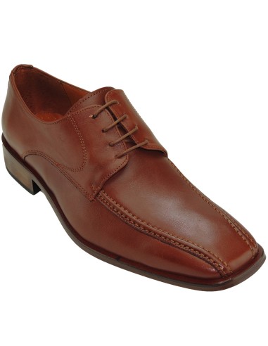 Calzados Romero 1271 CARLO GALLERI Zapato de Vestir y Piso de Cuero con Cordones