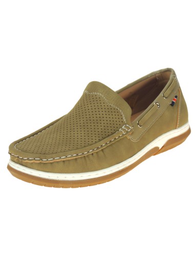Calzados Romero Atlanta 9825 Mocasín Náutico de Hombre Calado y Transpirable Piso Cosiso muy Resistente 0187