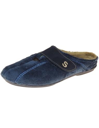 Calzados Romero Zapatilla Semidescalza en Tercipelo para Hombre Piso de GOMA Flexible y Antideslizante 1034