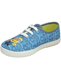 MICHU: Zapatilla LLana Ajuste Cordones y Cerrada Lona...