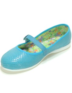 Francesita Merceditas LLana Piso Blanco para Niña